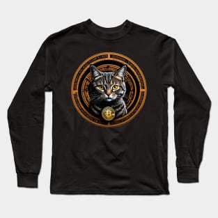 Bitcoin Cat Long Sleeve T-Shirt